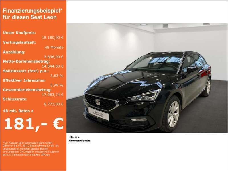 Gebraucht Seat Leon Style 116 PS (85 kW) 2022 Schwarz Kombi