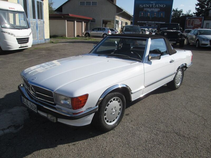 Weiß Gebraucht 1989 Mercedes 560 Cabrio | 22.900 € - Bild 1/4