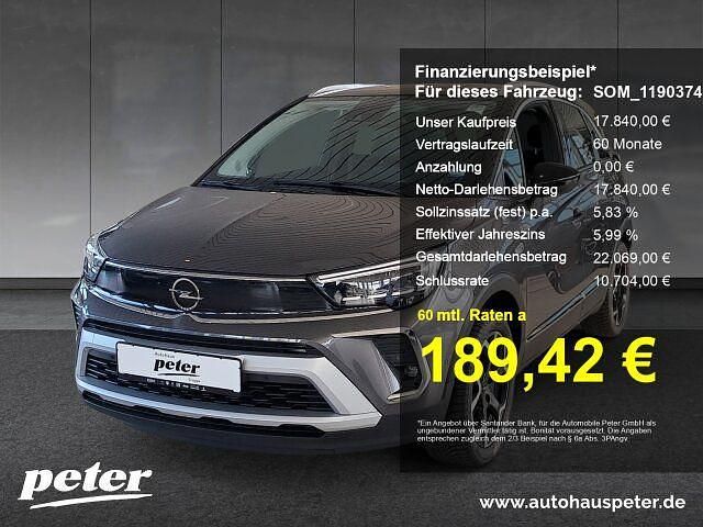 Gebraucht Opel Crossland X Ultimate 131 PS (96 kW) 2022 Grau SUV