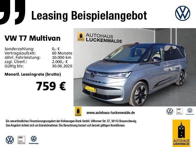Neu VW Multivan Edition 150 PS (110 kW) 2025 Silber Van