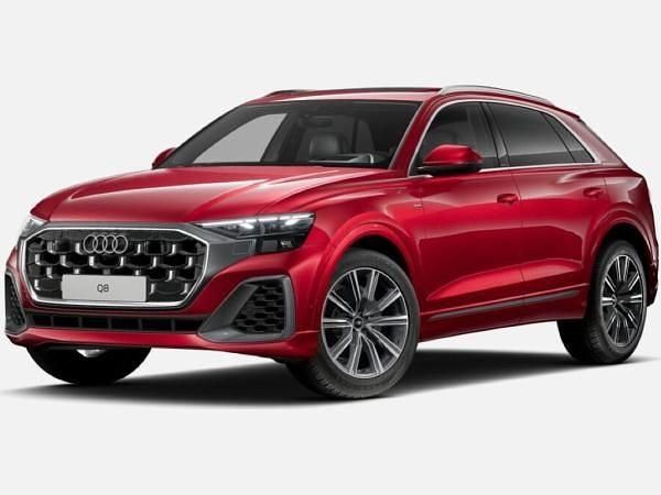 Rot (chilirot metallic) Gebraucht 2025 Audi Q8 S-Line SUV | 64.800 € (Superpreis) - Bild 1/4