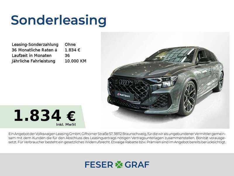 Daytonagrau perleffekt Neu 2024 Audi RS Q8 Sport SUV | 159.048 € (Etwas zu teuer) - Bild 1/3