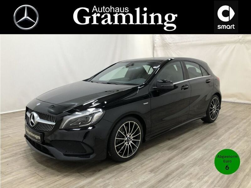 Unilack nachtschwarz Gebraucht 2017 Mercedes A250 AMG Limousine | 18.960 € (Fairer Preis) - Bild 1/4