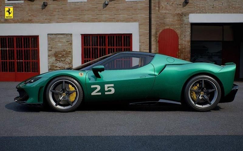 Nouă Ferrari 296 880 CP (647 kW) 2026 Verde