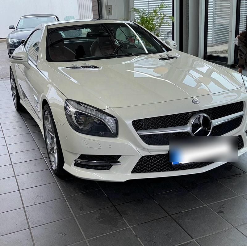 Weiß Gebraucht 2014 Mercedes SL550 Cabrio | 38.750 € - Bild 1/4