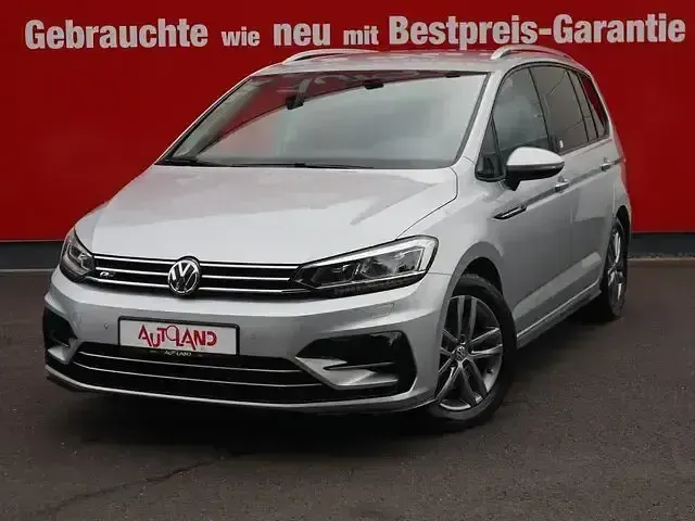 Gebraucht VW Touran R-line 150 PS (110 kW) 2018 Silber Van / Kleinbus