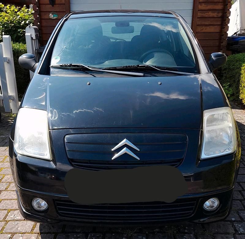 Schwarz Gebraucht 2008 Citroën C2 Kleinwagen | 1.199 € (Fairer Preis) - Bild 1/4