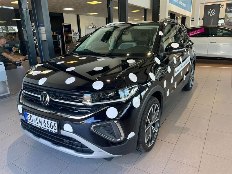 Schwarz Gebraucht 2024 VW T-Cross Style SUV | 29.780 € (Teuer) - Bild 1/4