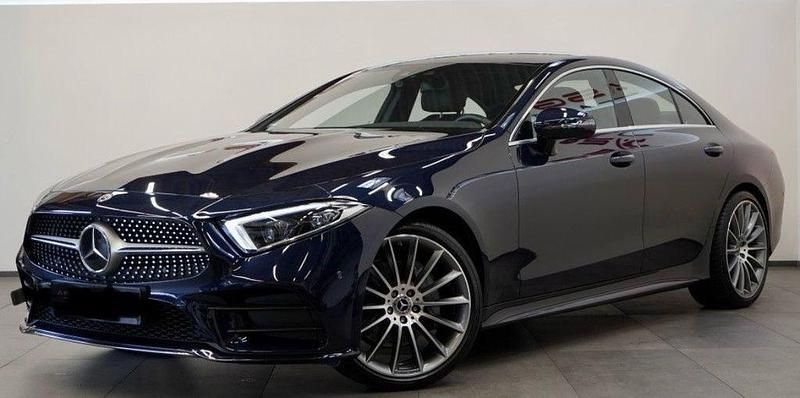 Blau Gebraucht 2020 Mercedes CLS220 AMG line Limousine | 44.990 € (Teuer) - Bild 1/4