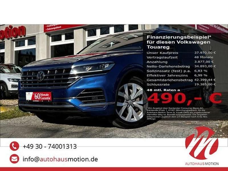 Blau Gebraucht 2018 VW Touareg Atmosphere SUV | 37.970 € (Fairer Preis) - Bild 1/4