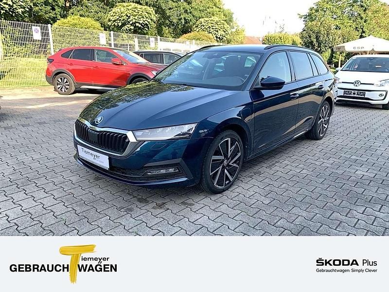 Lavablau metallic Gebraucht 2022 Skoda Octavia Clever Kombi | 22.440 € (Guter Preis) - Bild 1/4