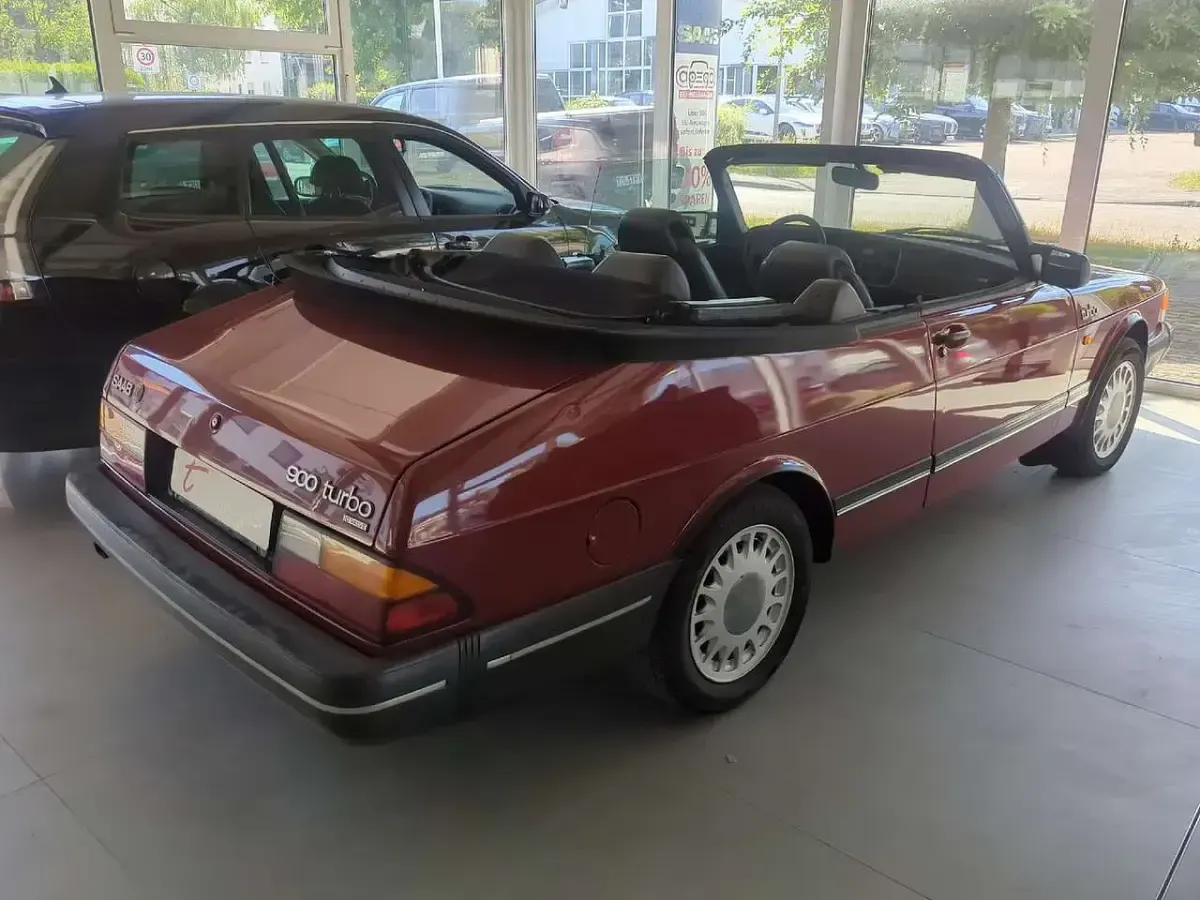 Gebraucht Saab 900 Cabriolet 160 PS (117 kW) 1989 Kirschrot Cabrio