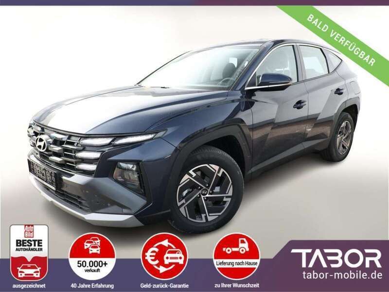 Blau (sailing blue mineraleffekt) Neu 2025 Hyundai Tucson SUV | 31.287 € (Superpreis) - Bild 1/4