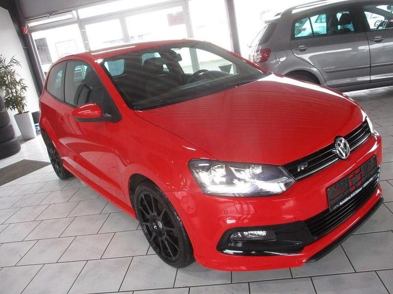 Gebraucht VW Polo Highline 90 PS (66 kW) 2017 Rot Kleinwagen