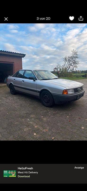 Second-hand Audi 80 90 CP (66 kW) 1989 Argintiu Berlinǎ