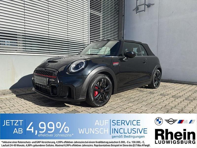 Schwarz Gebraucht 2022 Mini John Cooper Works Cabriolet Cabrio | 32.690 € (Fairer Preis) - Bild 1/4
