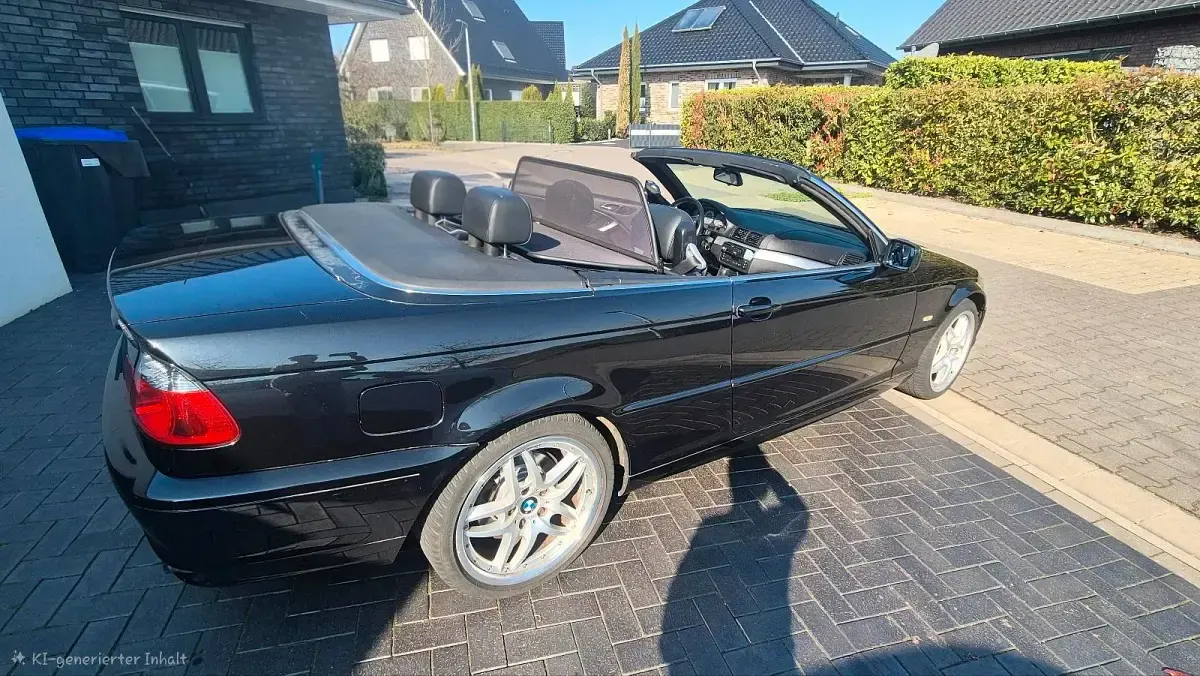 Gebraucht BMW 325 Cabriolet 192 PS (141 kW) 2001 Schwarz Cabrio