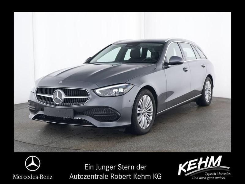 Selenitgrau (metallic) Gebraucht 2024 Mercedes C220 Avantgarde Kombi | 38.989 € (Fairer Preis) - Bild 1/4
