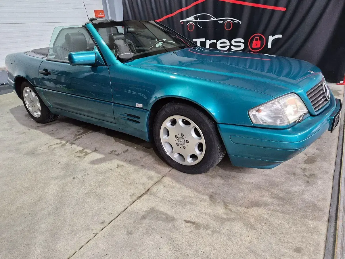 Gebraucht Mercedes SL320 231 PS (169 kW) 1997 Grün Cabrio