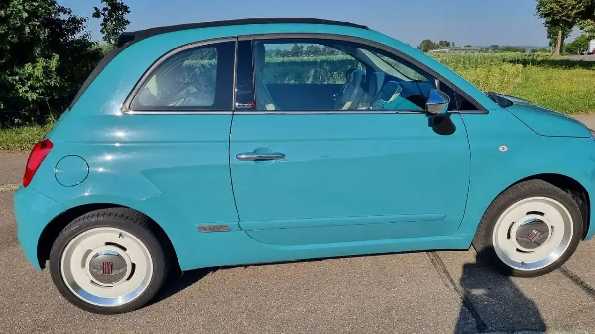 Gebraucht Fiat 500 69 PS (50 kW) 2018 Verde riviera Cabrio
