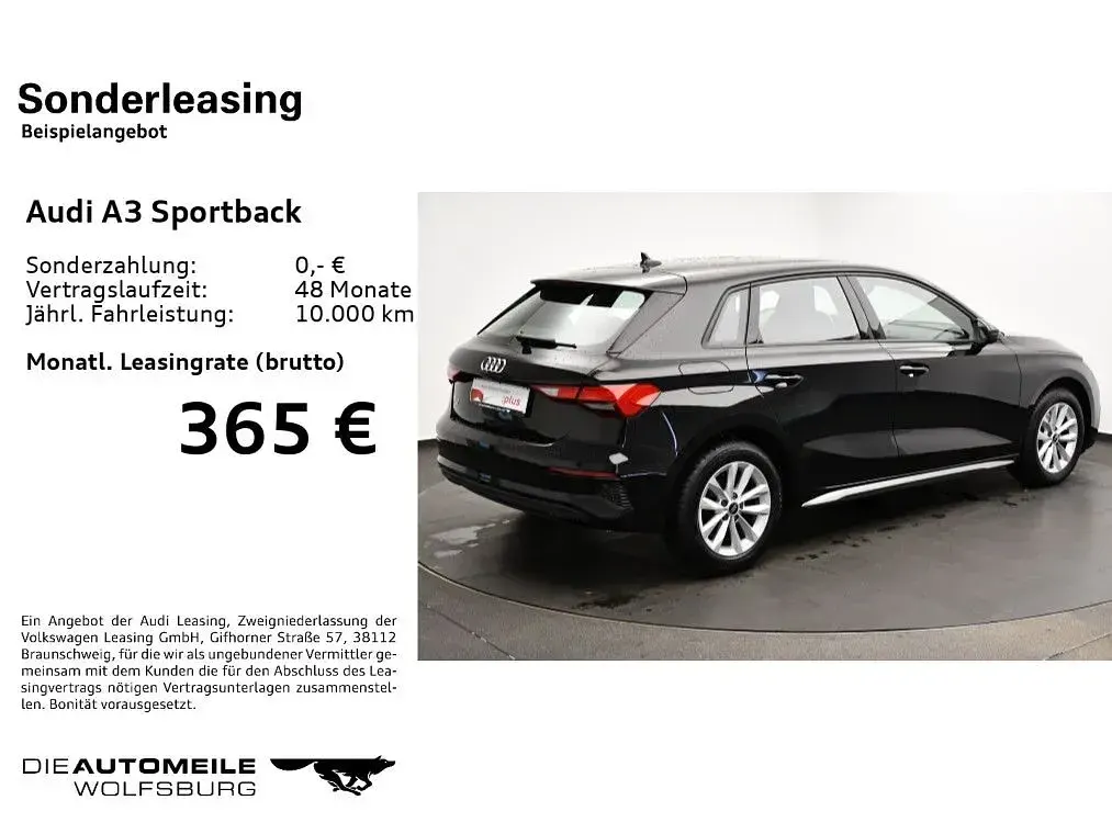 Gebraucht Audi A3 Sport 150 PS (110 kW) 2022 Brillantschwarz Limousine