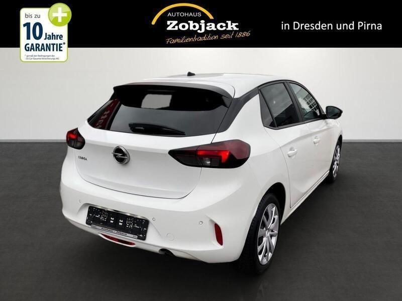 Gebraucht Opel Corsa Edition 101 PS (74 kW) 2021 Jade weiss/arktis weiss Kleinwagen