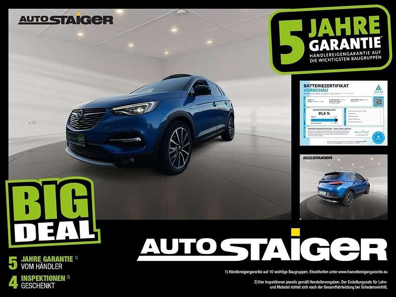 Topas blau Gebraucht 2021 Opel Grandland X Ultimate SUV | 25.490 € (Fairer Preis) - Bild 1/4