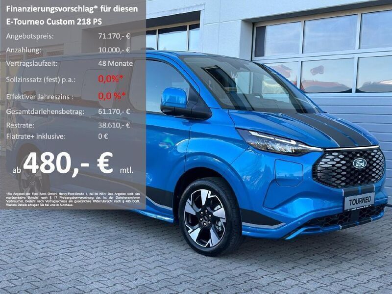 Blau Neu 2025 Ford Tourneo Sport Van / Kleinbus | 71.170 € (Teuer) - Bild 1/4