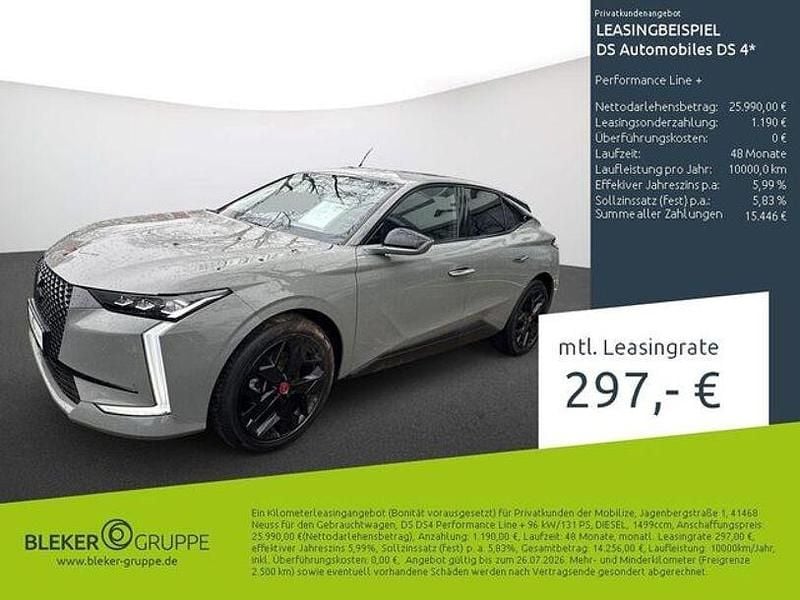 Lackierung lacquered grey/typ aussenverkleidung metalliclackierung Gebraucht 2023 DS Automobiles DS4 Performance Line Plus Limousine | 23.980 € (Fairer Preis) - Bild 1/3