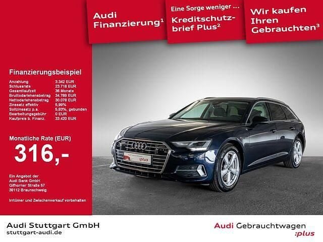Firmamentblau metallic Gebraucht 2023 Audi A6 Sport Kombi | 33.420 € (Superpreis) - Bild 1/1