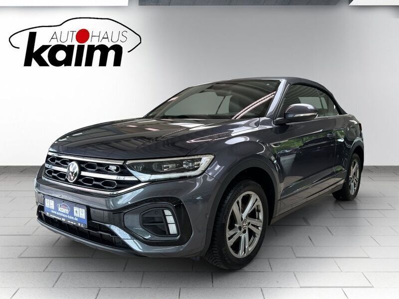 Rauchgrau metallic Gebraucht 2023 VW T-Roc Cabriolet R-line Cabrio | 29.990 € (Fairer Preis) - Bild 1/4