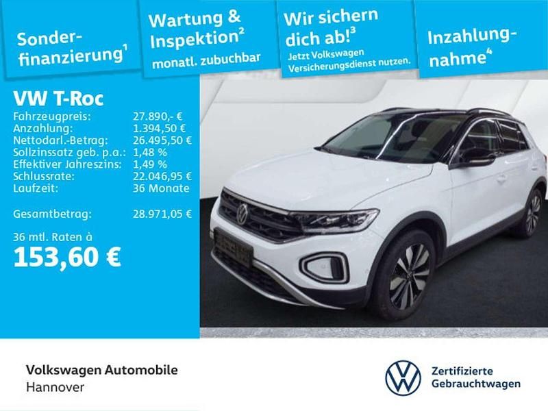 Gebraucht VW T-Roc Goal 150 PS (110 kW) 2025 Pure white SUV
