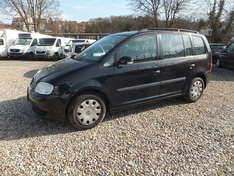 Gebraucht VW Touran 116 PS (85 kW) 2005 Schwarz Van / Kleinbus