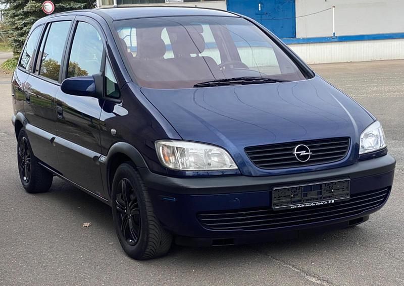 Gebraucht Opel Zafira Selection 97 PS (71 kW) 2001 Blau Van / Kleinbus