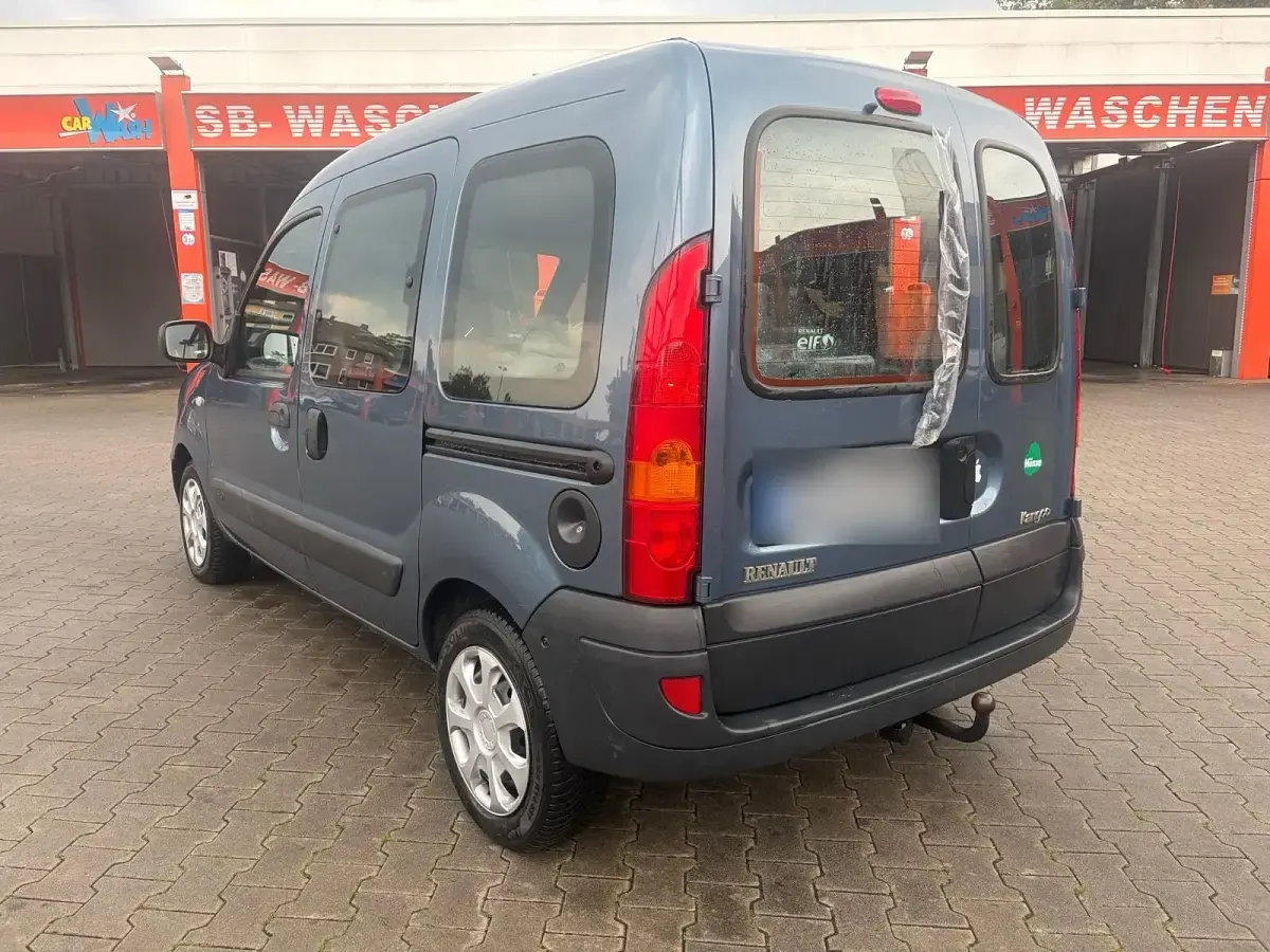 Gebraucht Renault Kangoo 75 PS (55 kW) 2009 Blau Van / Kleinbus