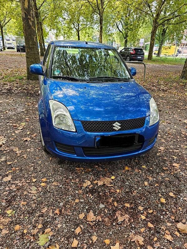 Blau Gebraucht 2008 Suzuki Swift Kleinwagen | 550 € (Superpreis) - Bild 1/4