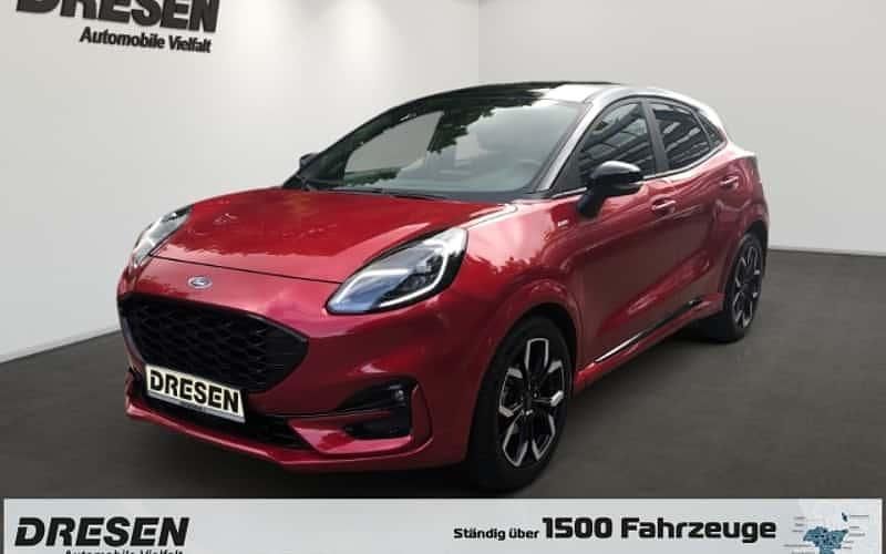 Rot Gebraucht 2021 Ford Puma Gen-E ST-Line SUV | 17.740 € (Fairer Preis) - Bild 1/4