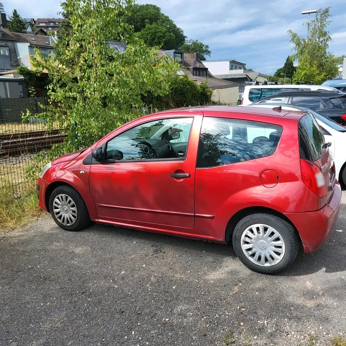 Gebraucht Citroën C2 60 PS (44 kW) 2009 Rot Kleinwagen