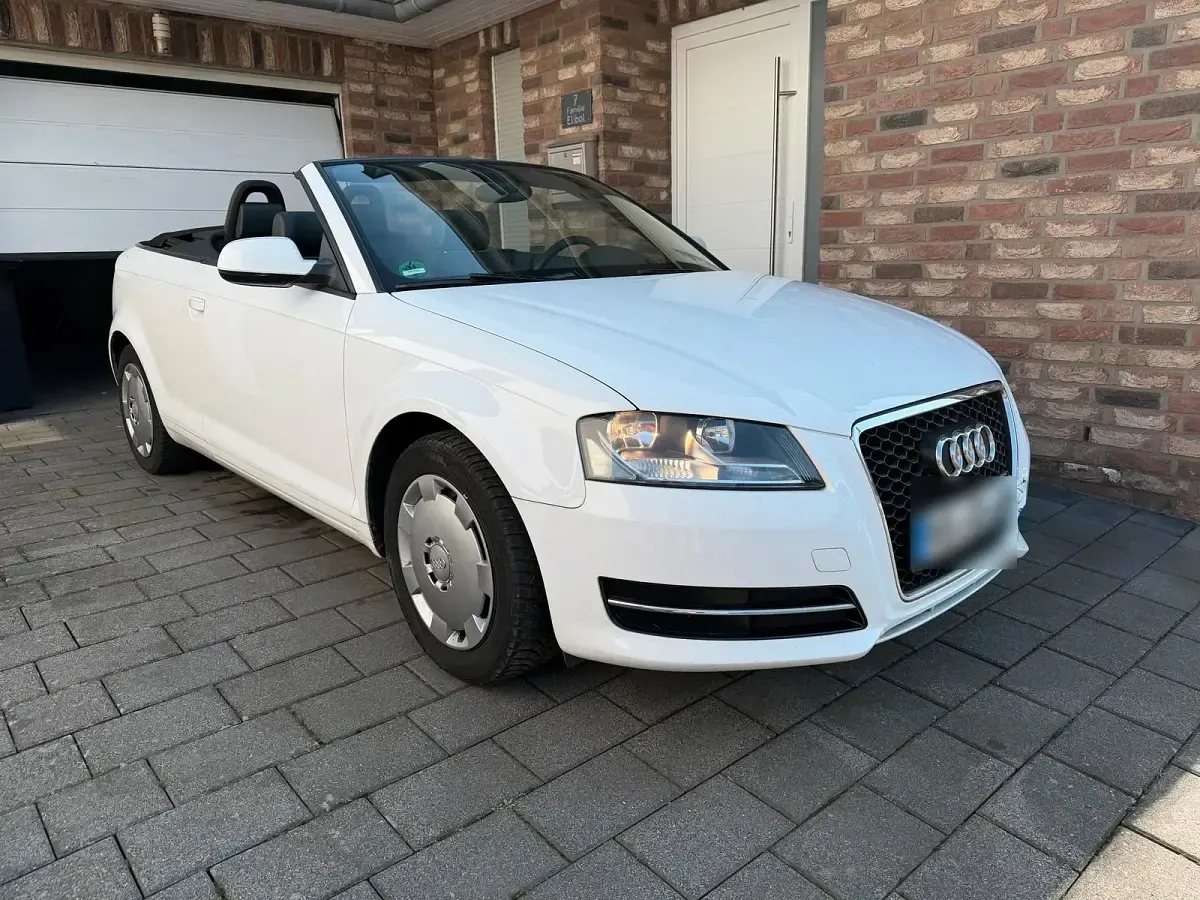 Gebraucht Audi A3 Cabriolet 105 PS (77 kW) 2010 Weiß Cabrio