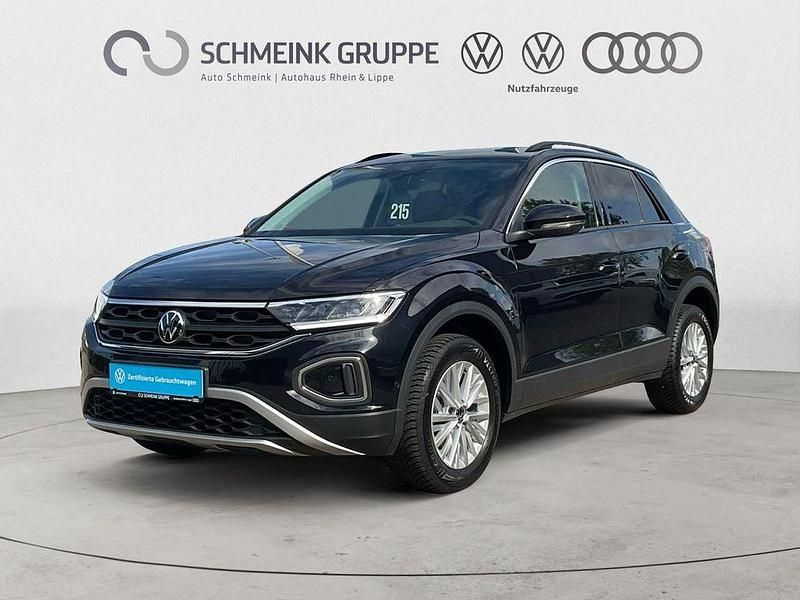 Schwarz Gebraucht 2024 VW T-Roc Life SUV | 22.880 € (Fairer Preis) - Bild 1/4