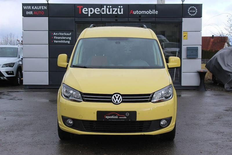 Gebraucht VW Caddy Maxi Edition 105 PS (77 kW) 2013 Gelb Van / Kleinbus