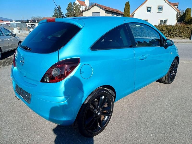 Gebraucht Opel Corsa 87 PS (63 kW) 2011 Blau Kleinwagen