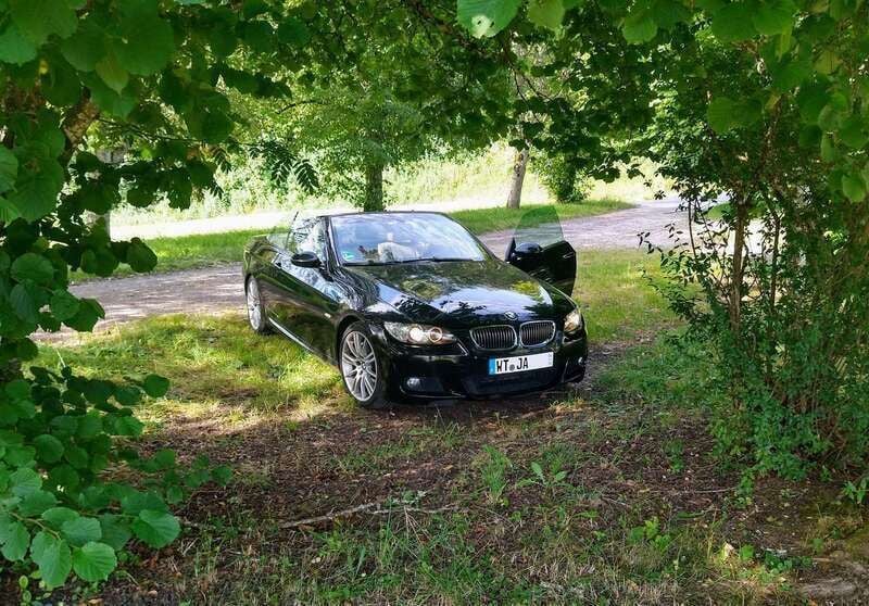 Schwarz Gebraucht 2007 BMW 330 Cabriolet M Sport Cabrio | 11.500 € (Superpreis) - Bild 1/4