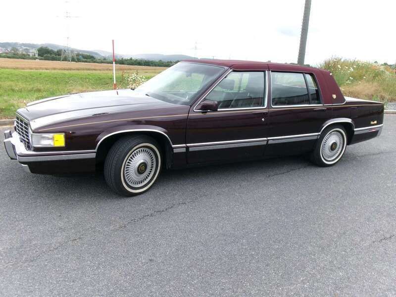 Rot Gebraucht 1993 Cadillac Deville Limousine | 22.800 € - Bild 1/4