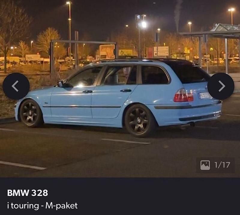 Blau Gebraucht 2000 BMW 328 M Sport Kombi | 4.200 € (Fairer Preis) - Bild 1/4