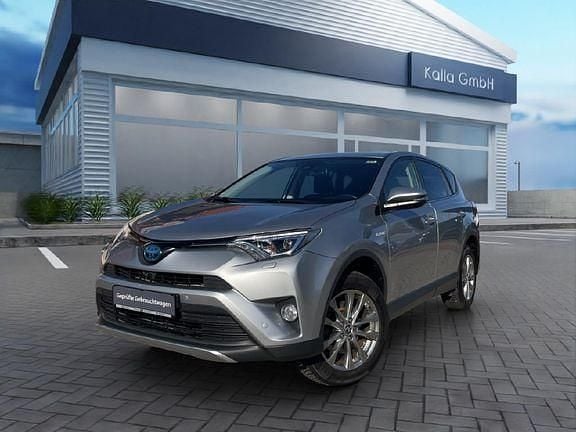 Lichtsilber metallic Gebraucht 2018 Toyota RAV4 Hybrid Team SUV | 19.930 € (Guter Preis) - Bild 1/4