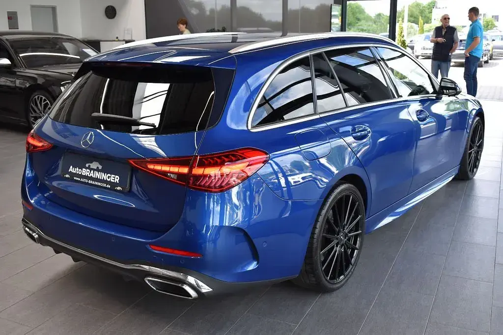 Gebraucht Mercedes C220 AMG line 200 PS (147 kW) 2023 Blau Limousine