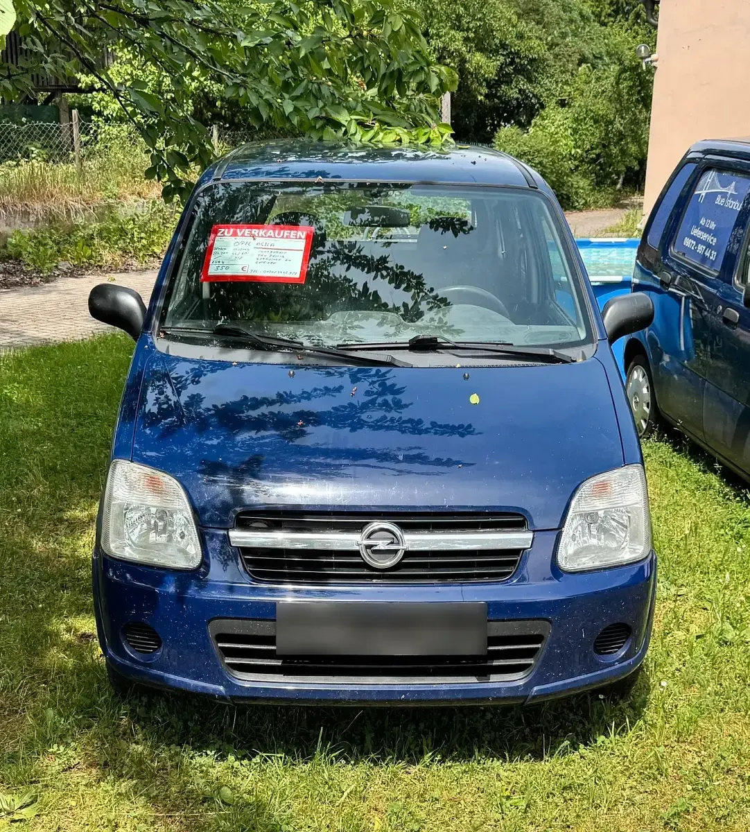 Gebraucht Opel Agila 60 PS (44 kW) 2004 Blau Van / Kleinbus