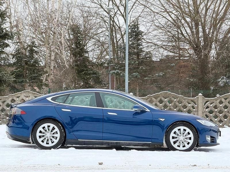Gebraucht Tesla Model S Performance 386 kW (525 PS) 2016 Blau Kleinwagen