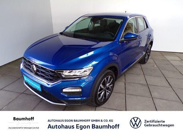 Blau Gebraucht 2021 VW T-Roc Pro SUV | 19.971 € (Guter Preis) - Bild 1/2